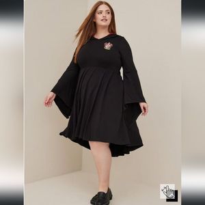 NWT Torrid Harry Potter Hooded Hi low dress